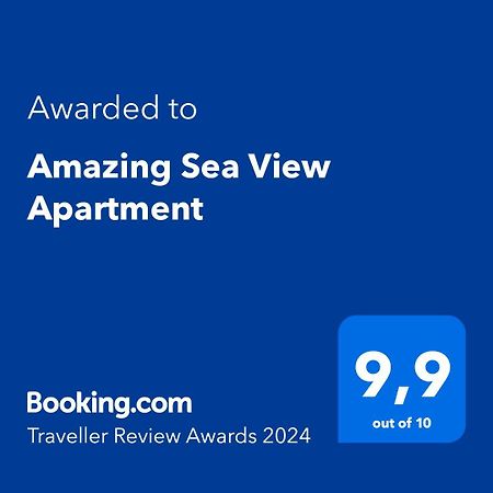 Amazing Sea View Apartment (Adults Only) Hriszí Aktí Haniá Kültér fotó