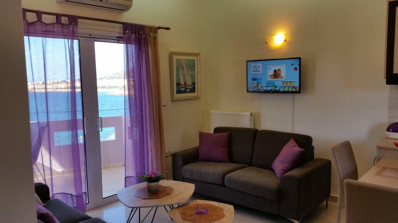 Amazing Sea View Apartment (Adults Only) Hriszí Aktí Haniá Kültér fotó