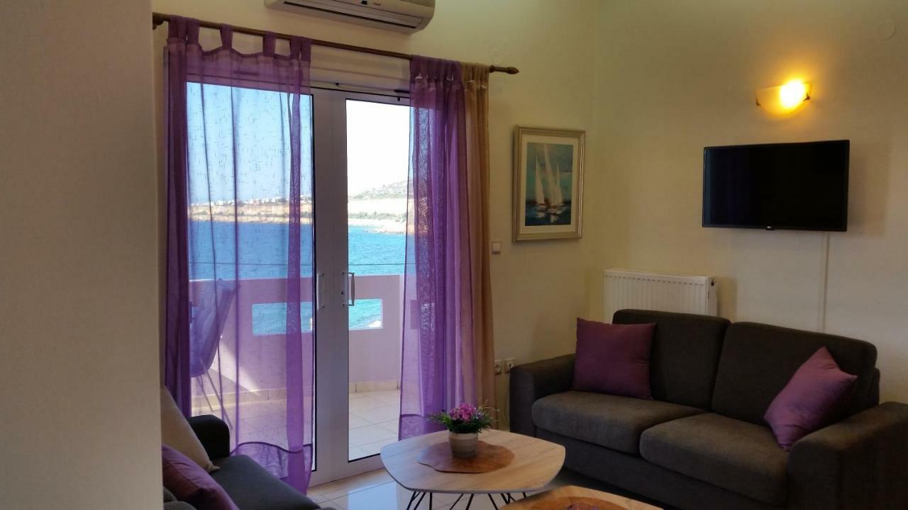 Amazing Sea View Apartment (Adults Only) Hriszí Aktí Haniá Kültér fotó